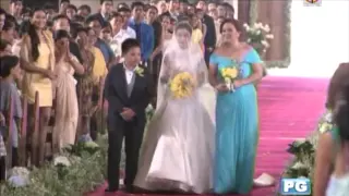 WATCH: Maya walks down the aisle