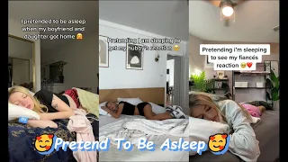 Pretending To Be Asleep To See 💕My Boyfriend's 💕Reaction  Part 2