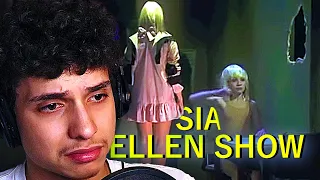 Sia Chandelier Live on Ellen REACTION!!