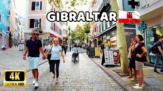 🇬🇮[4K] GIBRALTAR United Kingdom Main Street Walking Tour October 2023 Update