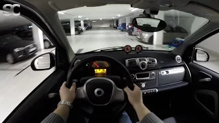 Smart fortwo electric drive (2015) - POV City Drive