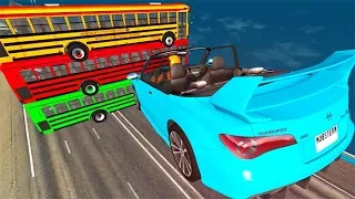 Beamng drive - High Speed Random Car Jumps #27