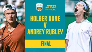 Holger Rune vs Andrey Rublev Final Highlights | Rolex Monte Carlo Masters 2023