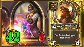 TRIPLE BRANN NERF. Most Broken Card | Christian Hearthstone Battlegrounds