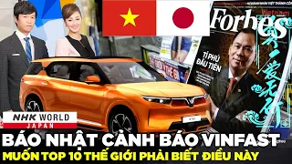 BÁO NHẬT thêm một lần ca ngợi SỰ THẦN TỐC của Vinfast, Đưa ra lời Tiên Tri về Thị Trường Xe Điện