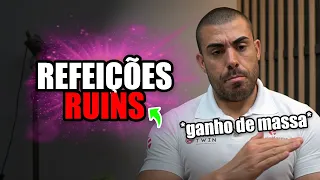 5 refeições que não funcionam para ganhar massa muscular