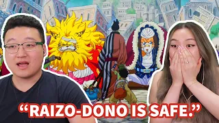 KIN'EMON CONFRONTS ZOU! THEY GOT US GOOD! 🤯😁 | One Piece Episode 767 Couples Reaction & Discussion