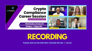 🚀Crypto Compliance Career Session: Overcoming Mass Layoffs🚀