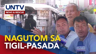 Ilang jeepney driver, isang araw lang nag-strike dahil sa pangambang magugutom ang pamilya