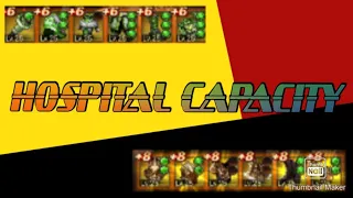 Clash of Kings : Increase your Hospital Capacity TODAY! 🏥 Gems/Heros/Amulets