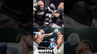 Mike Tyson IMITATES Ryan Garcia DESTROYING Devin Haney; EXPLODES LEFT HOOKS day after WATCHING FIGHT