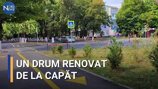 Ungheni - un exemplu pentru R. Moldova. Cum arată o stradă renovată conform tuturor standardelor