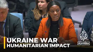 UN Security Council discusses the humanitarian impact of the war in Ukraine