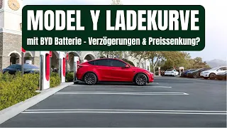 TESLA Model Y Ladekurve mit BYD Batterie - Weitere Preissenkungen?