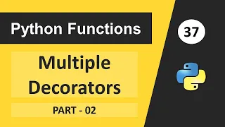Decorator in python | Multiple Decorators on a Function | Advanced Python Tutorial