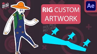 Rig your artwork EASILY with RubberPin - After Effects Tutorial