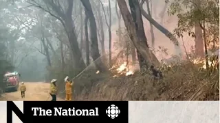 Wildfires grow amid heat wave in Australia