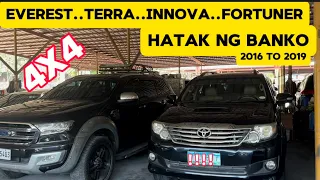 MURANG SUV 4x4 // MURANG TOYOTA FORTUNER & INNOVA // MURANG FORD EVEREST 4x4 & NISSAN TERRA 4x4