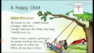 'A happy Child' Class 1 - Chapter 1 NCERT English Poem Audiobook