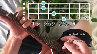 tally hall - hidden in the sand // ukulele tutorial with chords and lyrics