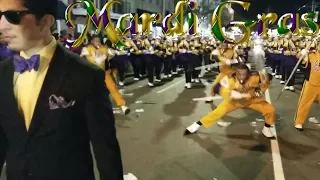 Edna Karr High Marching Band "Tearin Up My Heart" The Bridge - 2018 Mardi Gras Parade