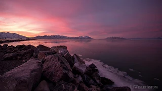 First day of Winter on Utah Lake