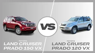 Toyota Land Cruiser prado 150 Vs Toyota Land Cruiser 120 Prado