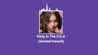 Miley Cyrus - Party In The U.S.A (slowed/+reverb)