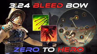 [3.24] Bleed Bow Gladiator ZERO TO HERO Build Guide - Path Of Exile Necropolis