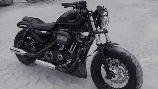 Harley Davidson Forty Eight KessTech Exhaust Sound