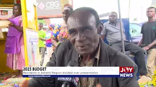 2023 Budget: Residents in Ashanti Region divided over presentation