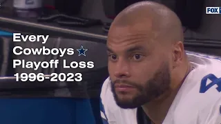 Every Dallas Cowboys Playoff Loss (1996-2023)