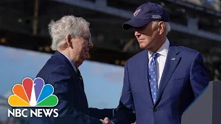 Biden, McConnell discuss infrastructure investments in Kentucky