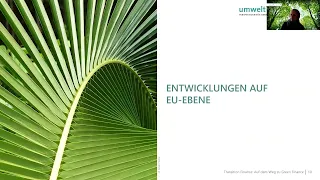 Umweltzeichen-Webinar: Grünes Geld für grüne Investitionen - "Transition Finance" (24.4.2024)