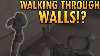 WALKING & SEEING THROUGH WALLS!? PlayerUnknown's Battlegrounds Bug/Glitch