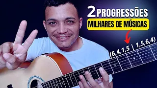 2 Progressões harmônicas que tocam MILHARES de músicas no violão (6,4,1,5 | 1,5,6,4)