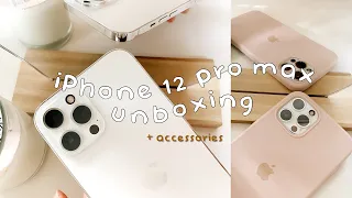 iphone 12 pro max unboxing + accessories 🌸 Philippines