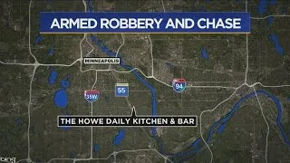 Armed Robbery Suspect Hit By Police Car During Chase