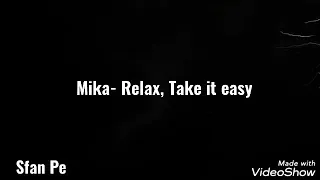 Mika- Relax, take it easy traducción en español// With landscape scenes and lightning bolts/Lyrics