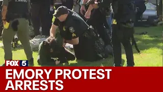 Police, protesters clash at Emory University | FOX 5 News