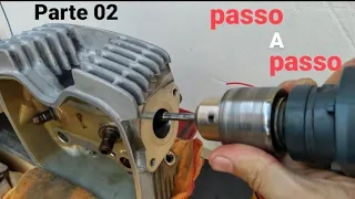 Preparação cabeçote finalizado, passo a passo, projeto 4mm parte 02