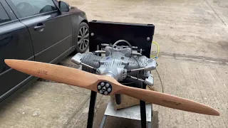 Saito FG-100 Twin test run with Morris' Mini Motors WT Carb Conversion and 2 in 1 exhaust