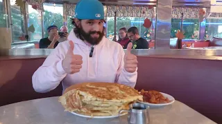 UNDEFEATED ROUTE 66 CHALLENGE @ DOLLY'S DINER NORTH APOLLO, PA | 6 HOTCAKES 6 BACON/SAUSAGE 30 MIN
