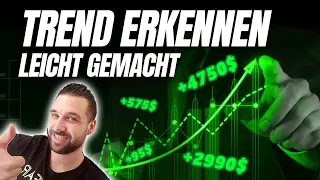 Trend erkennen mit nur 1 Indikator 😍🤑 2023 Beginner Trading