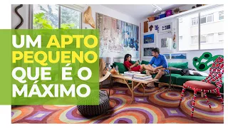 APARTAMENTO PEQUENO QUE CABE TUDO E MUITO MAIS - DESIGN PRÁTICO E LINDO QUE AJUDA A GANHAR ESPAÇOS