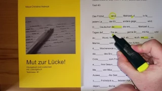 Lückenvideo Nr. 2: Verben im Lückentext finden