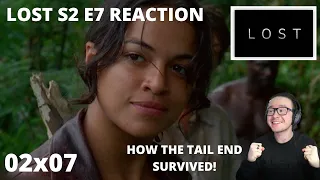 LOST S2 E7 THE OTHER 48 DAYS REACTION 2x7 WE SEE HOW THE TAIL SECTION SURVIVED!