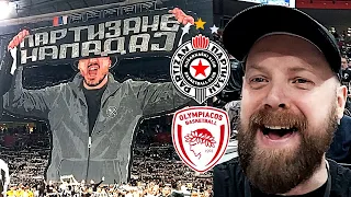 Basketballs CRAZIEST Fans! Serbia's Partizan Belgrade GROBARI v Olympiacos I Serbian Ultras Reaction