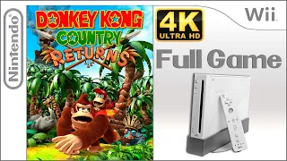 Donkey Kong Country Returns - Full Game Walkthrough / Longplay (4K60ᶠᵖˢ UHD)