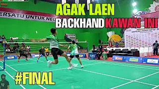 FINAL TERBAIK Adu Skill dan Mental ! PUKULAN KEDUT SEPERTI ADA PEGAS 😱 Nice Backhand Trick